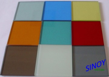 Clear or Color Laminated Glass from 6.38mm to 16.76mm for construction and buildings