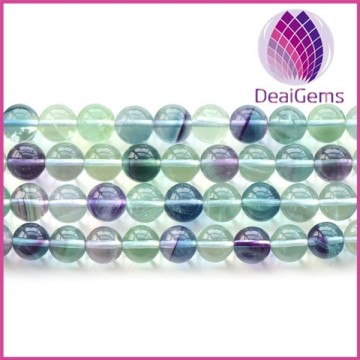 AAA grade 10mm natural fluorite round beads