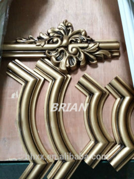 Antique gold, European PU wall Frames/decoration material