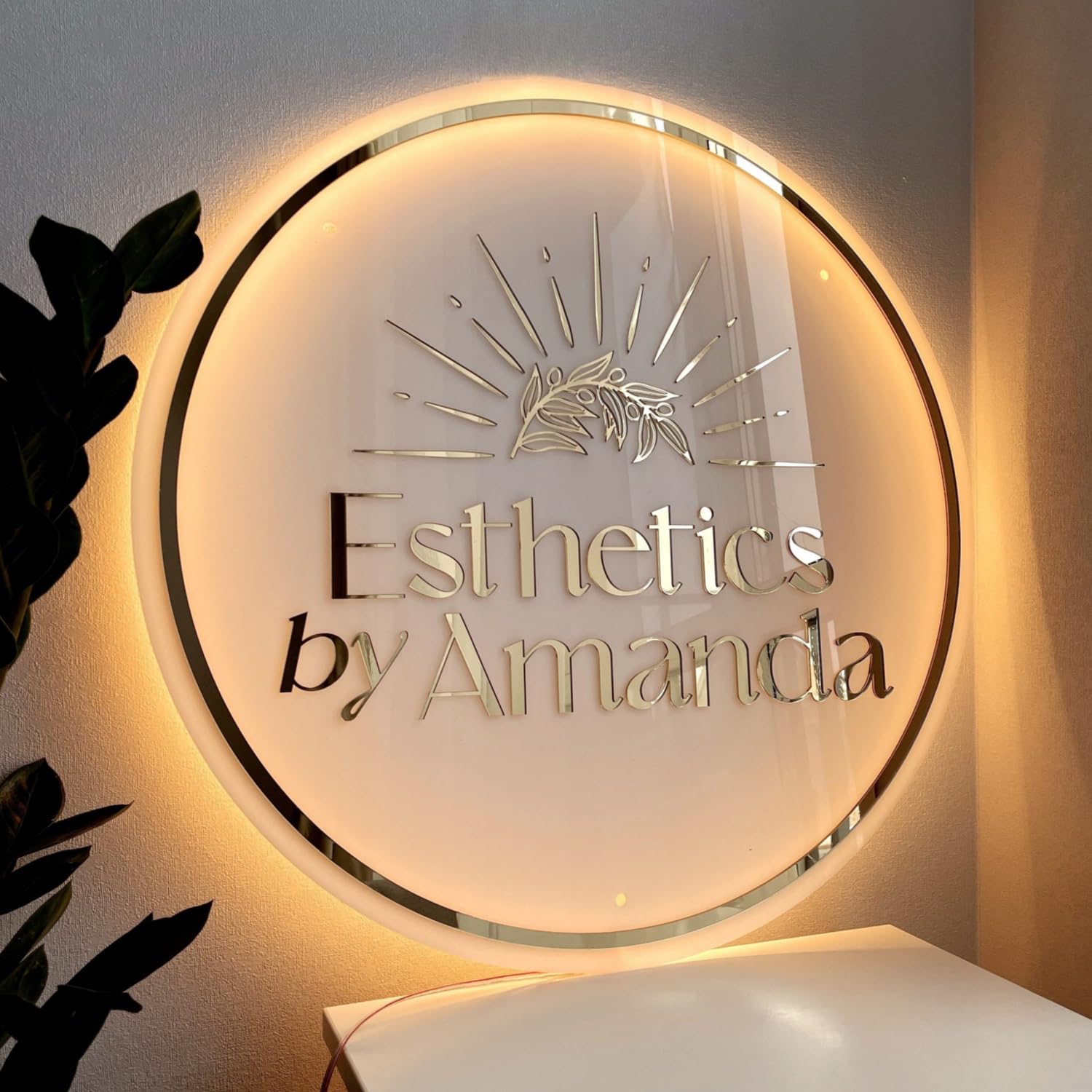 Acrylic light sign