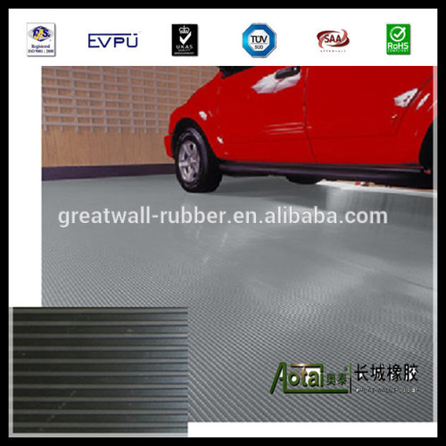 high quality Fine Ribbed Rubber Mat /ribbed rubber floor mat