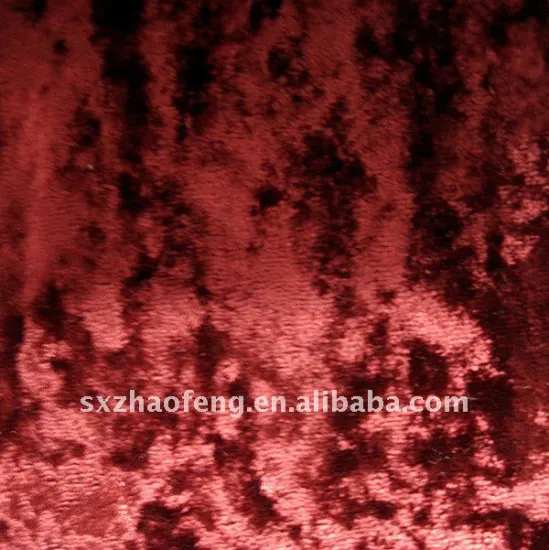 100% polyester velvet fabric for curtain