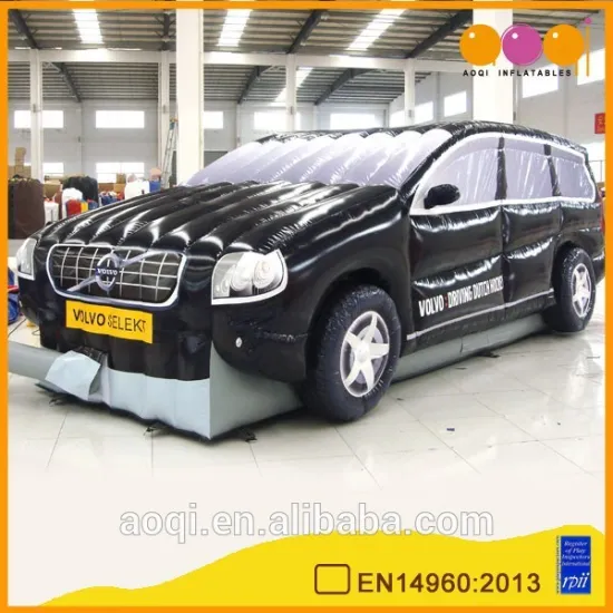 2015 car shape inflatable hockey goal game for sale