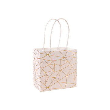 Niestandardowe logo Kraft Paper Torby z uchwytami