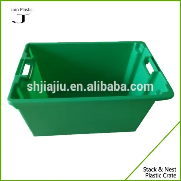 Nest stack plastic moving crate sale