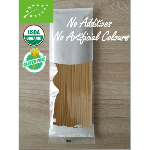 Pasta de mijo libre de gluten orgánico