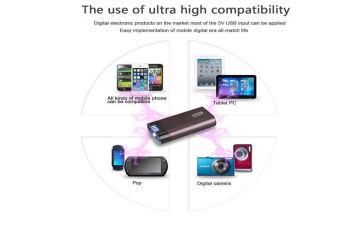 4400mah Universal 18650 Power Bank With Led Backlight For Mobile Phones / Tablet Pc