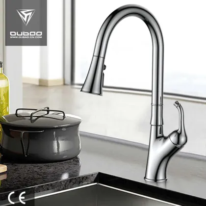 Tradition Single-Handle Long Neck Kitchen Faucet Mixer