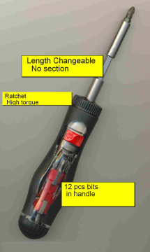 GFB - One hand Extension Screwdriver