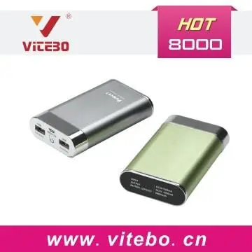 Emergency travel gift  8000mAh battery charger