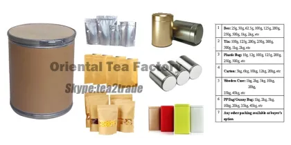 China organic tea supplier raw material bubble tea