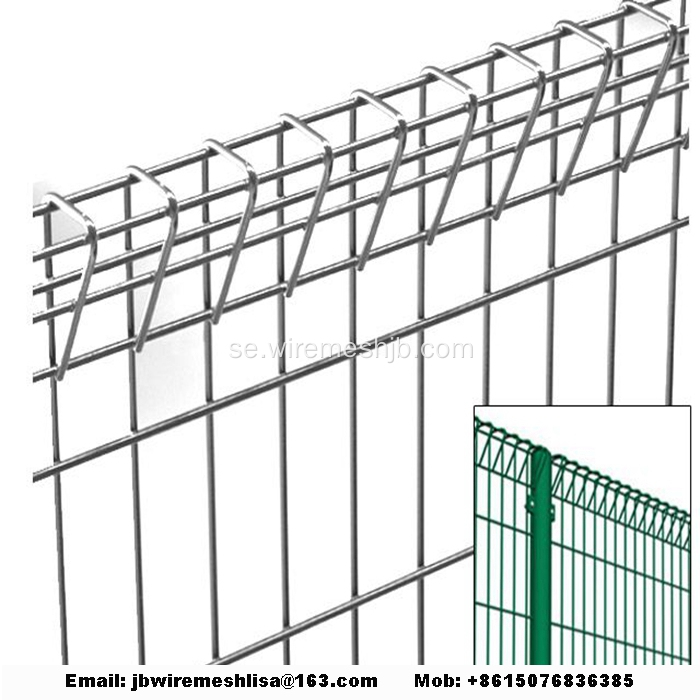 Galvaniserad Rolltop Fence / BRC Fence / Pool Fence