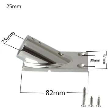 Boat accessories stainless steel 30 Degree Rectangular Stanchion Base hand rail fitting for yacht
