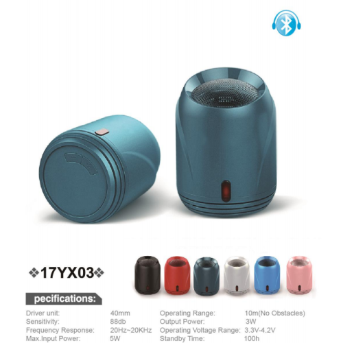 Fashion Portable Bluetooth Speaker 17YX03
