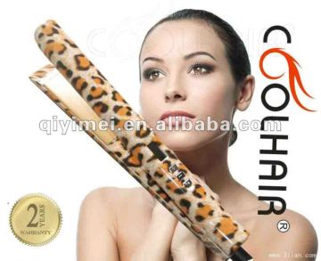 Hot !! Hot !!Water transfere Printing Diamond Tourmaline Ceramic Hair Straightener
