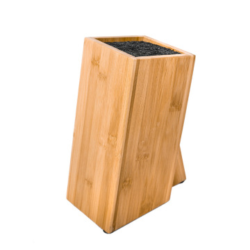 Customized Kitchen Multifunctional Knife Storage Rack - Large Capacity Wood Knife Holder