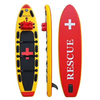 Emergency Inflatable Surfboard for Water Rescue