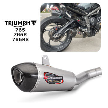Triumph 765 Motorcycle Exhaust Slip-On Muffler Link Pipe System