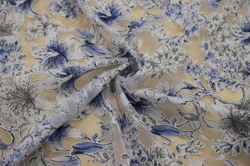 Beautiful Cotton Polyester Burn Out Lace Fabric