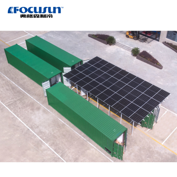 40 Feet Containerized Solar Powered Cold Room for Vegetables and Meat Storage