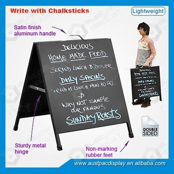 Blackboard A Frame A-Board Use with Chalksticks