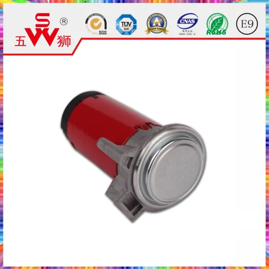 Red Electric Horn Motor for Motorcycle Spare Parts