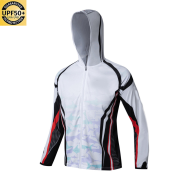 Customized UV Protection Fishing Hoodie: Quick Drying Long Sleeve Outdoor Wear