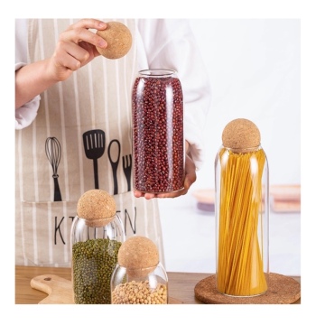 Choice Fun Airtight Glass Storage Jars for Spices and Beverages