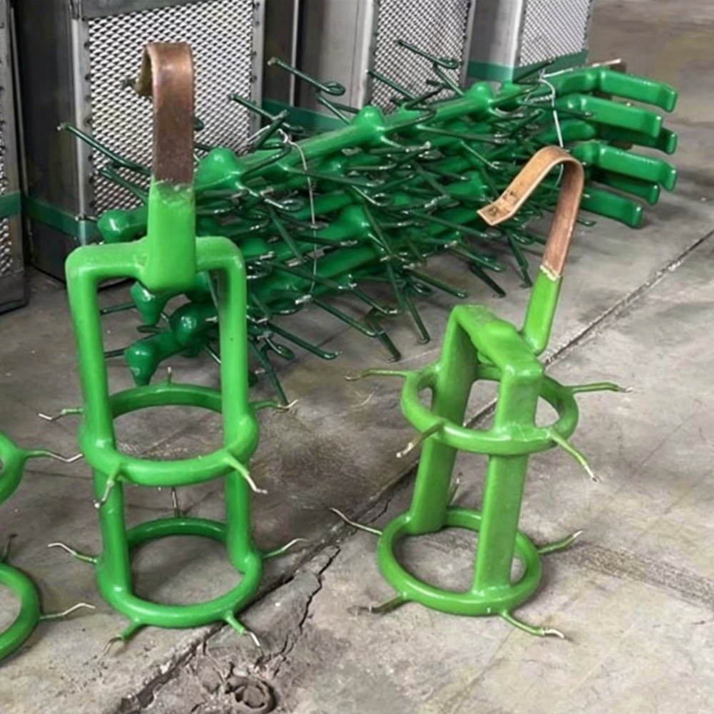 Electroplating rack fixture