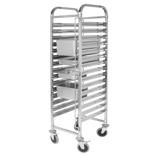 Stainless Steel GN Pan Trolley Single-Line GN Pan Trolley Factory