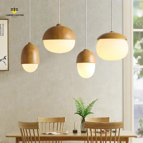 Japanese Wooden Chandelier and Pendant Light Decorations