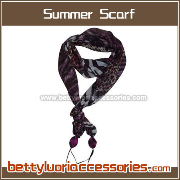 PRINTED CHIFFON SCARF