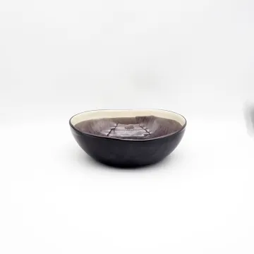 Luxury Reactive Glaze Ceramic Ice Cream Bowl stoneware