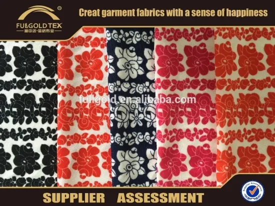 2016 new mess ordinary one color printed knitted fabric in keqiao fullgold