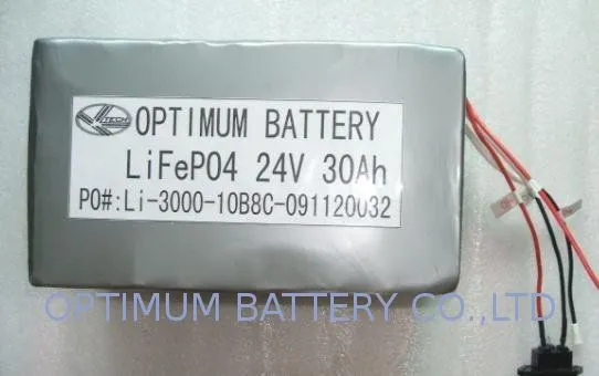 24v 30ah Lithium Iron Phosphate Batteries For Electric Bicycles