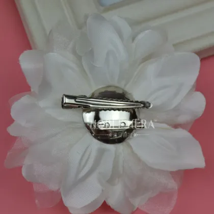 White jewelry pin brooch