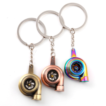 Mini Kreatif 3D Mobil Turbo Keybo - Tempat Kunci Turbocharger Logam
