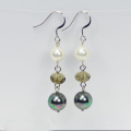 Nouveau Design Boucles d&#39;Oreilles Perle Blanche