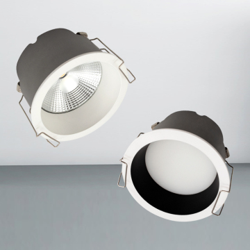 SL-CL2T COB SMD Lampu Downlight Tersembunyi Langit-langit Opsional yang Dapat Diredupkan