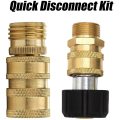 Quick Connect Kit, Metric M22-14 мм 1/4 Quick Plug