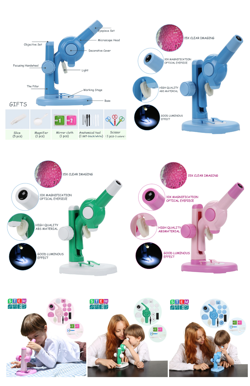 Direct Sales Scientific Simple Style Toy Microscope