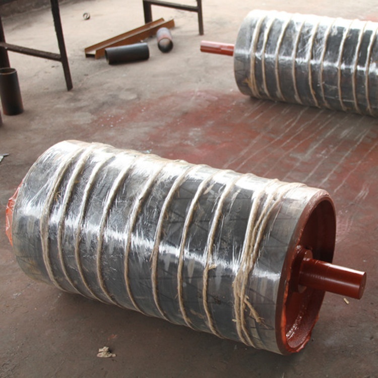 500mm Diameter Rubber Coated Drive Conveyor Pulley for Belt Conveyor
