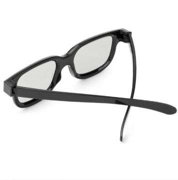 Plastic Black Real D Circular Polarized 3D Glasses for Cinemas