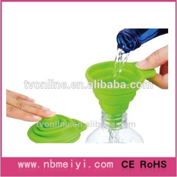 Collapsible Folding Dip mini Silicone hopper Funnel