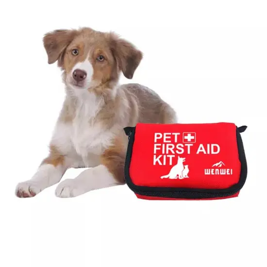 Custom Logo Waterproof Small Size Dog First Aid Bag - Wholesale Pet First Aid Kit