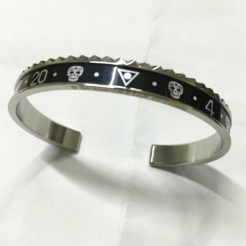 Bracciale da uomo con tachimetro Ghost in acciaio inossidabile