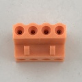 3,96 мм апельсиновые женские терминальные блоки апельсиновый