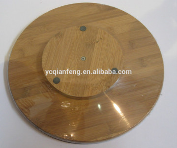 bamboo lazy susan, turnable tray, rotating tray