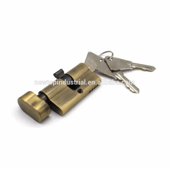 70 mm lock cylinder with peanut knob euro profile cylinder brass material