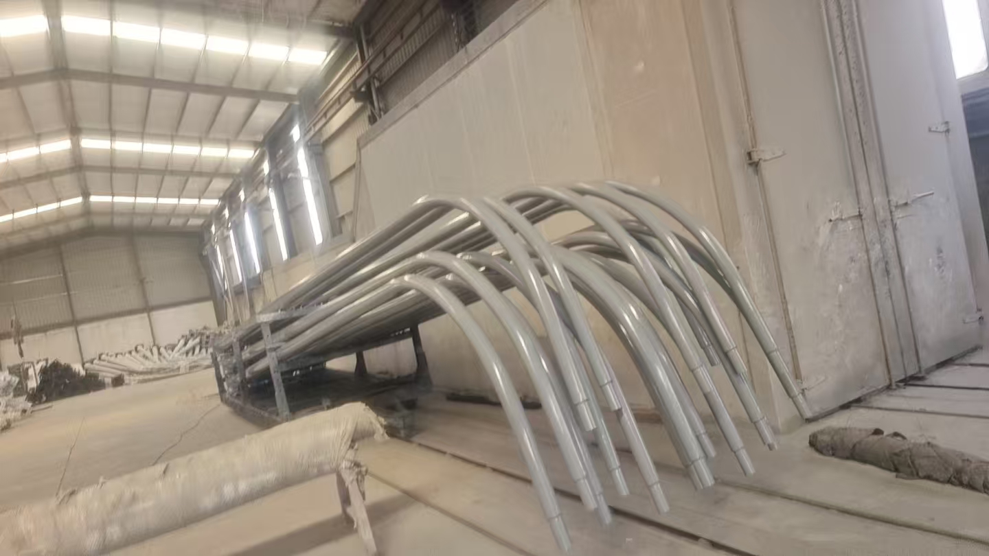 Galvanized Street Light Pole